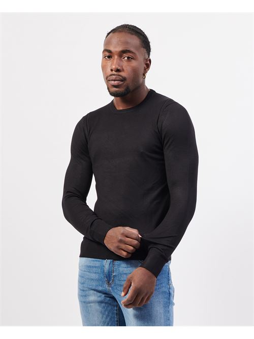 Yes Zee Men's Crew Neck Sweater in Viscose Blend YES ZEE | M835-MR000801